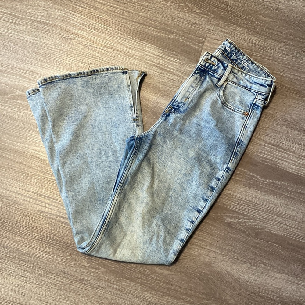 Old Navy Light Blue Flare Jeans